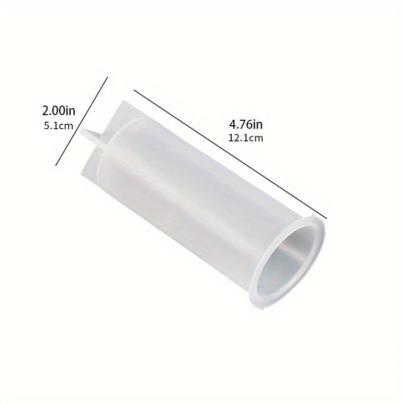 3D Cylindrical Candle Silicone Mold DIY Resin Plaster Candle Making Kit