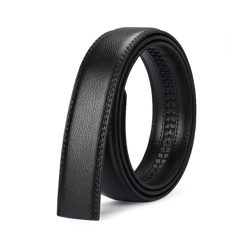 Men's Casual PU Leather Auto Buckle Belt