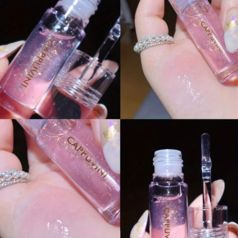 Crystal Jelly Lip Gloss Clear Mirror Lipgloss Glitter Liquid Lipstick