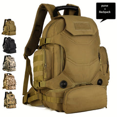 45L Tactical Military Backpack with Detachable Bag