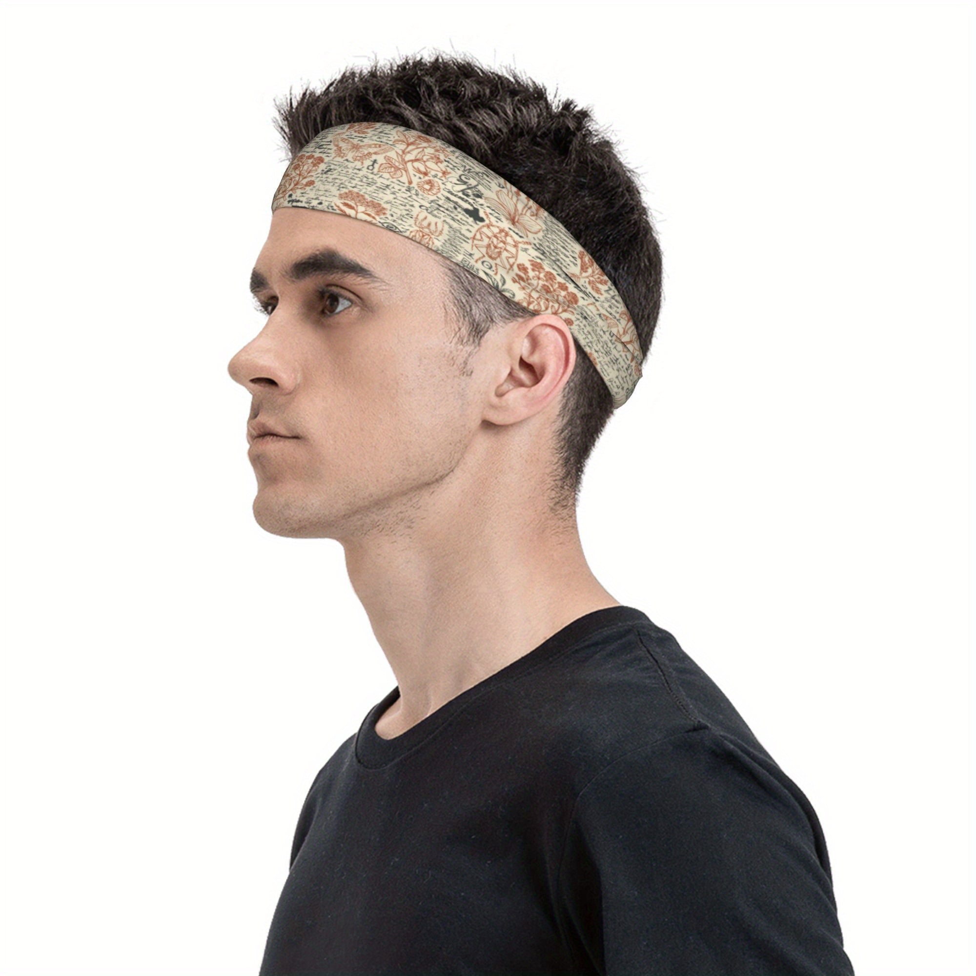 Vintage Breathable Headband for Sport and Casual Wear