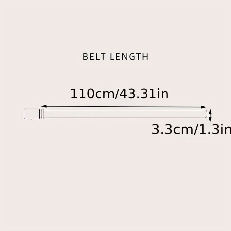 Skull Belt Buckle Casual Leather Belt Men