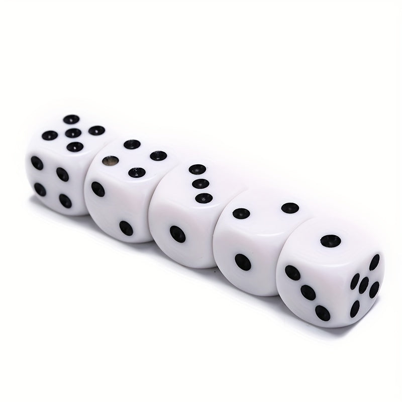 5pcs 16mm Drinking Dice Acrylic Round Corner for Party