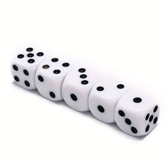 5pcs 16mm Drinking Dice Acrylic Round Corner for Party