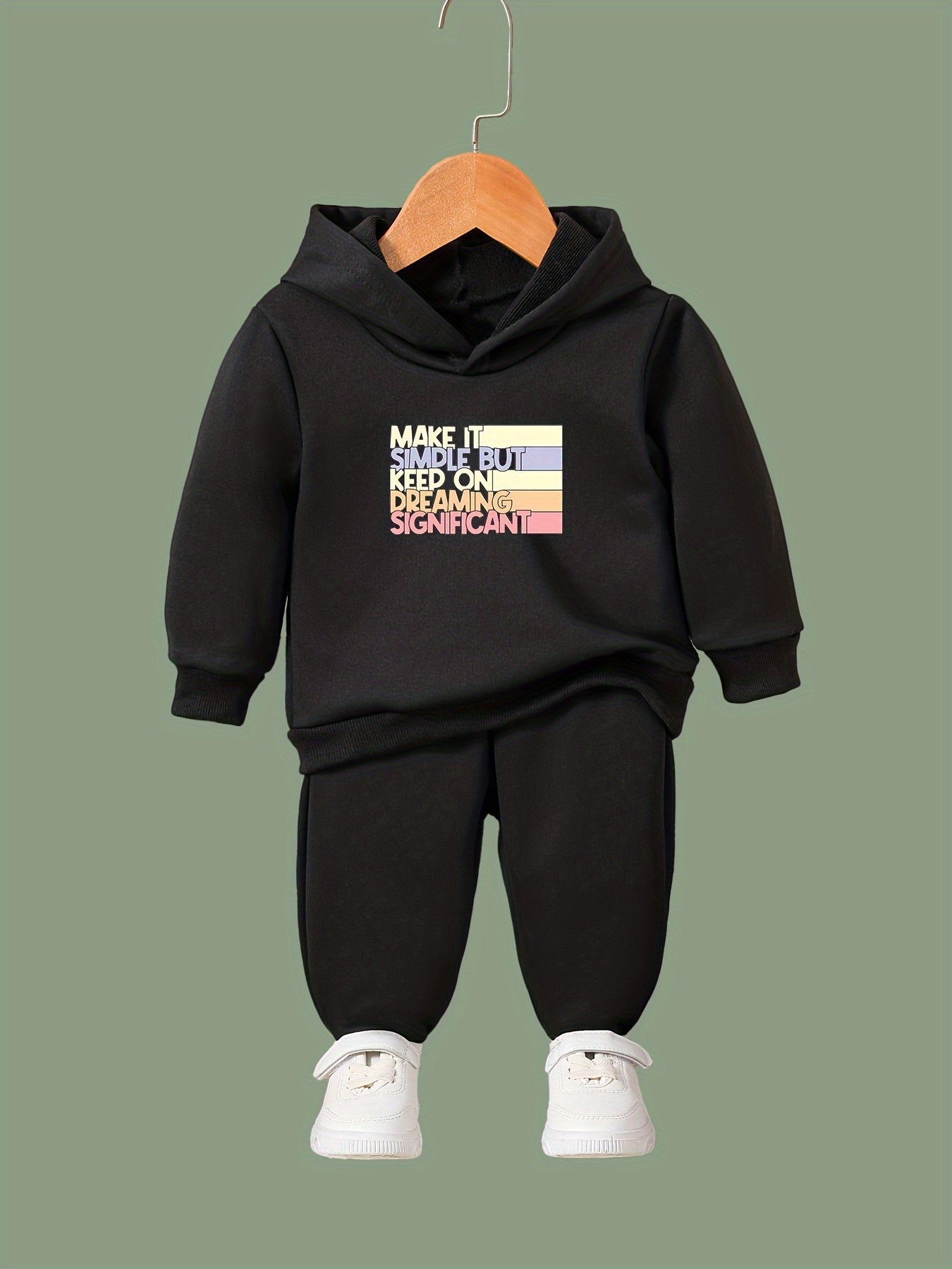 2pcs Girls Breathable Activewear Sets for Sports Running