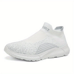 Men's Knitted Slip On Casual Shoes Breathable Lightweight Sock Shoes