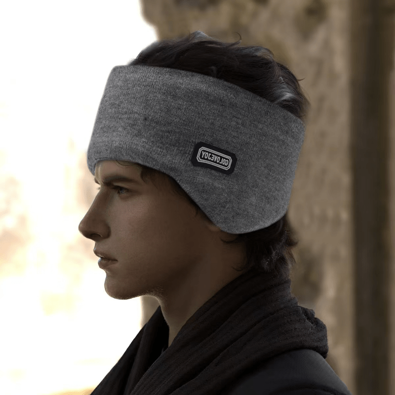 Men's Boho Winter Ear Warmers Windproof Thermal Covers for Skiing Hiking
