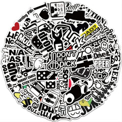 50pcs JDM Graffiti Stickers Waterproof DIY Decoration Materials