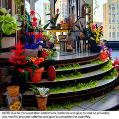 Mini Garden 3D Puzzle Kit DIY Dollhouse Model Garden Mini Toys