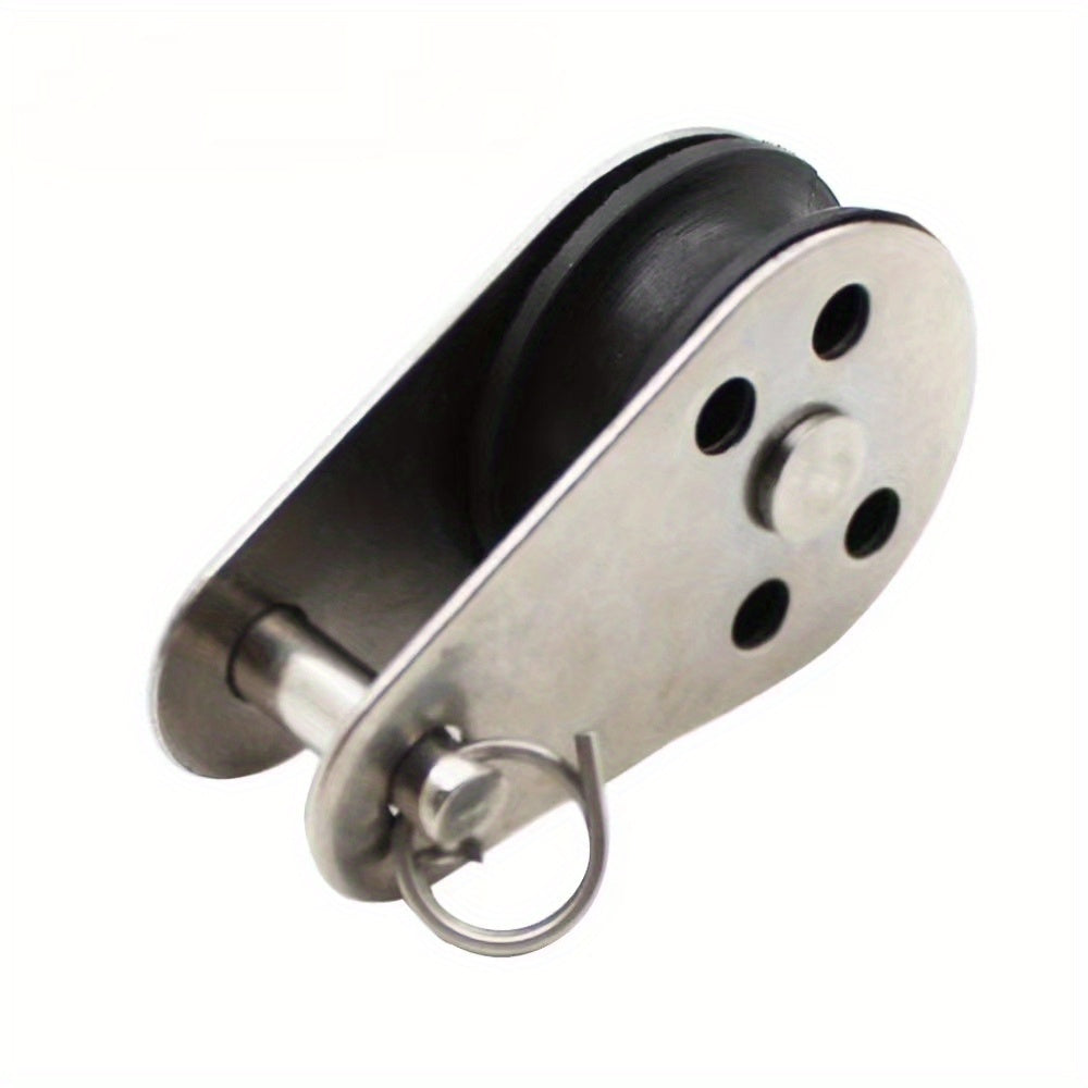 Marine 316 Stainless Steel Swivel Eye Pulley Block for Boats