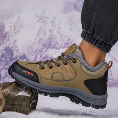 Plush Lined Furry Snow Boots Non Slip Snow Shoes