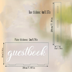 Acrylic Wedding Reception Sign Rustic Farmhouse Beach Party Home Decor