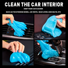 3pc Car Cleaning Gel Set with Coasters - 160g