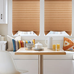 Blackout Door Curtain Pleated Sunshade for Privacy and Light Control