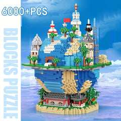 Global Village Micro Diamond Building Block Ornament