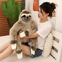 Large 19in Sloth Plush Toy Stuffed Animal Home Christmas Halloween B