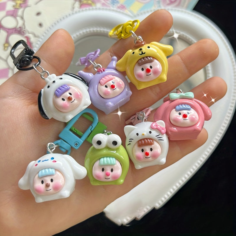 Cartoon Doll Keychain Bag Backpack Pendant Ornament