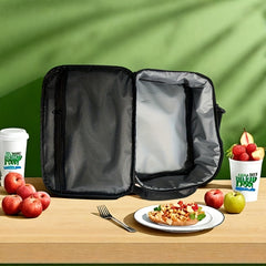 Cactus Floral Lunch Bag Insulated with Bottle Holder Reusable Lunch Box