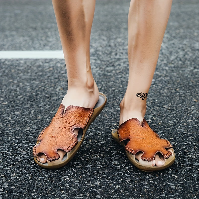 Men's Outdoor Slip On Slides Casual Slippers