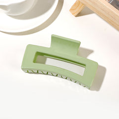 Multicolor Acrylic Hair Clip Thick Rectangle Claw Clips