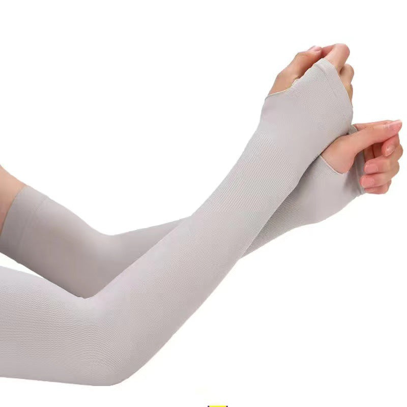 NAIYONG Compression Cooling Sleeves UV Protection Sunscreen Thumbless Cuffs