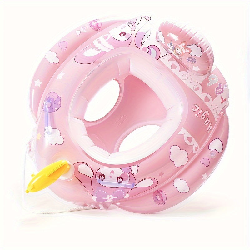 Bunny Pattern Steering Wheel Swimming Ring Pool Toy