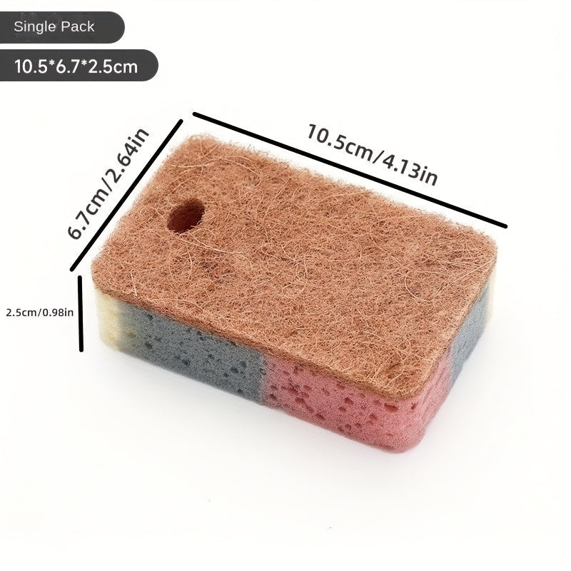 Wood Pulp Kitchen Sponge Wipe Strong Decontamination Dish Cloth Rag