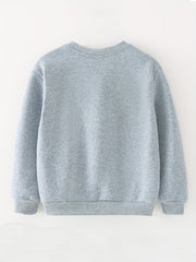 Boys Letter Graphic Sweatshirt Spring Fall