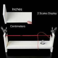 DIY Braiding Tool with Scale, Adjustable Length, Rugged Design