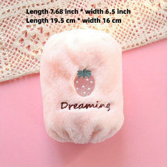 Embroidered Plush Sleeves Baby Student Warm Winter Elasticity