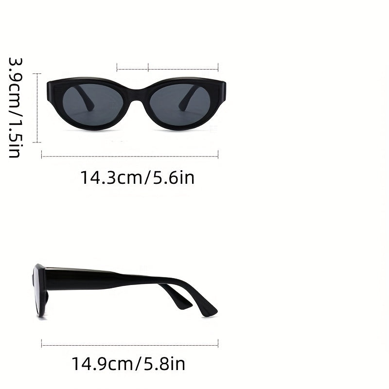 Y2K Cat Eye Sunglasses Hiphop Jelly Glasses UV400