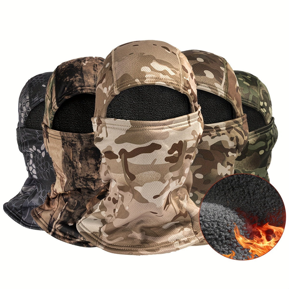 Cold Proof Full Face Mask Plus Velvet Windproof Head Cover