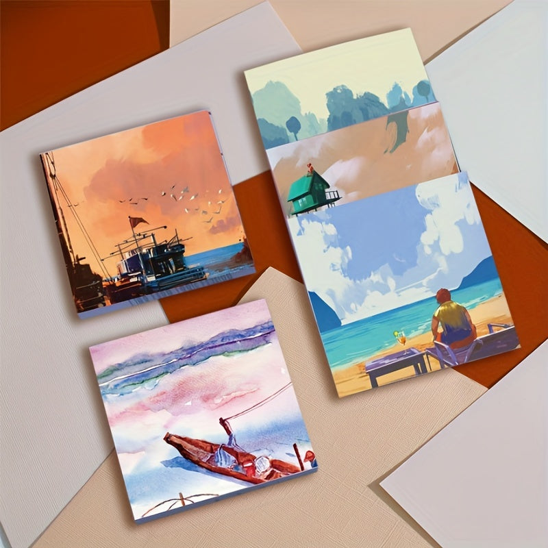 Scenery Stickers Set - Office and Student Stationery