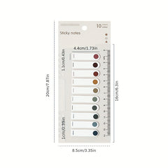 Vintage PET Index Sticky Notes for Journals & Collage