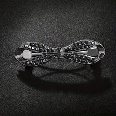 Crystal Bowknot Spring Clip Women's Hair Clip