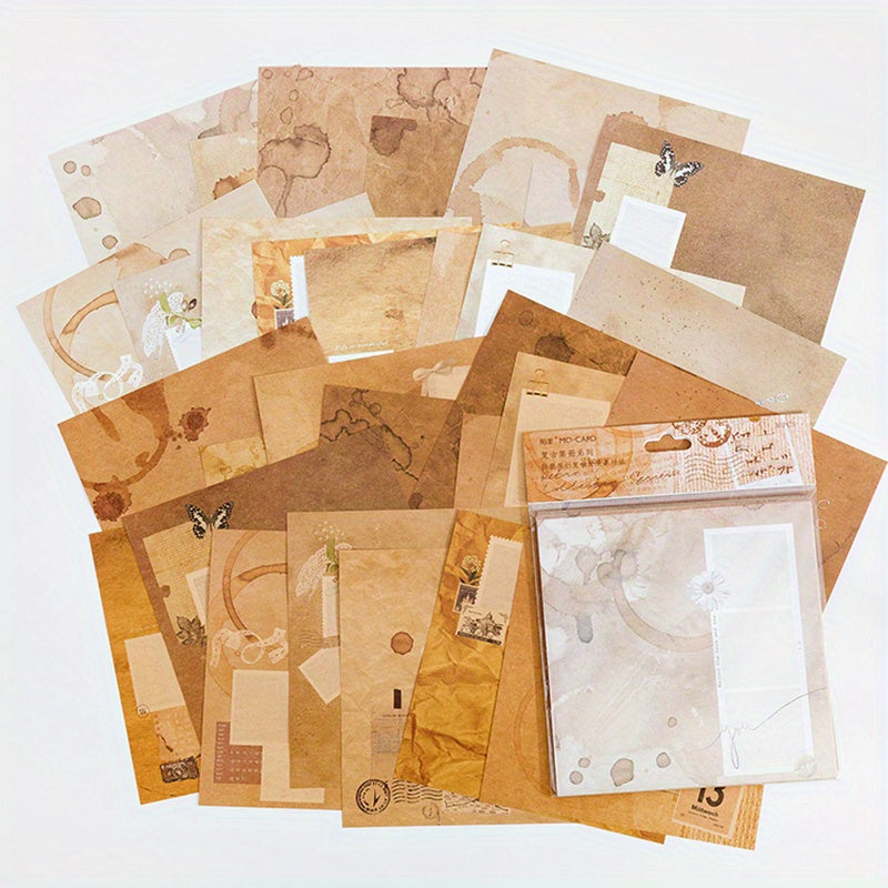 30PCS Vintage Stationery Scrapbooking Paper