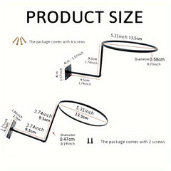 Wall Mounted Ball Storage Rack Basketball Display Stand