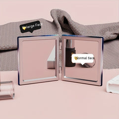 Portable Small Mirror Outdoor Makeup Cosmetic Mini Double Folding Mirror