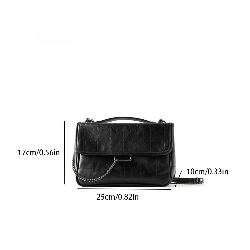 Niche Shoulder Bag Argyle Pattern Flap Chain Bag All Match Crossbody Bag