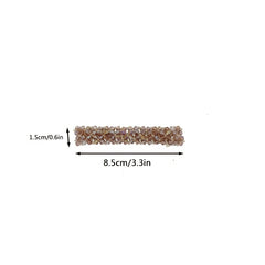 5PCS Glitter Rhinestone Hair Barrettes Fancy Crystal Bling Clips for Women