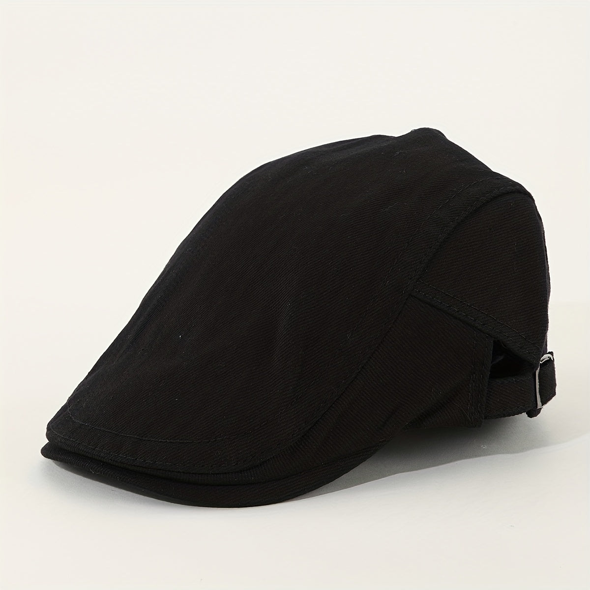 Unisex Denim Flat Cap Beret Newsboy Hat Vintage Style