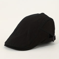Unisex Denim Flat Cap Beret Newsboy Hat Vintage Style