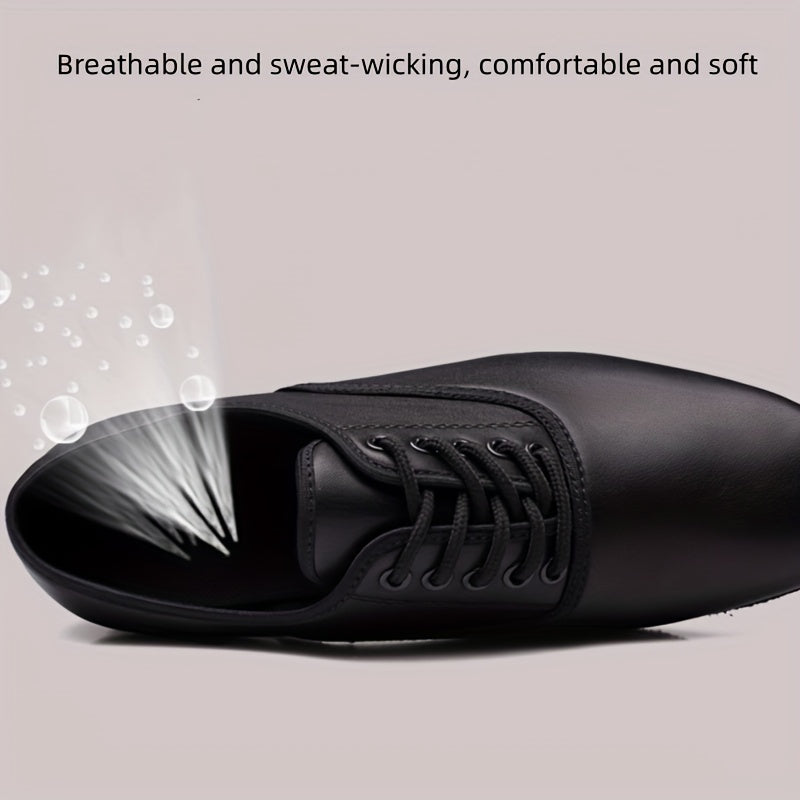Men's Breathable Lace-Up Dance Shoes for Outdoor Activities
