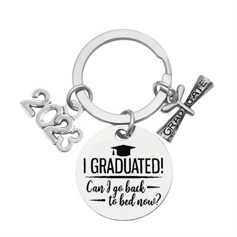 Graduation Gift Stainless Steel Keychain For Graduates