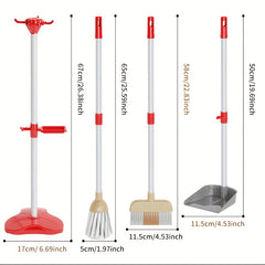 Kids Cleaning Set Toys 13pcs Household Simulation Game Collection