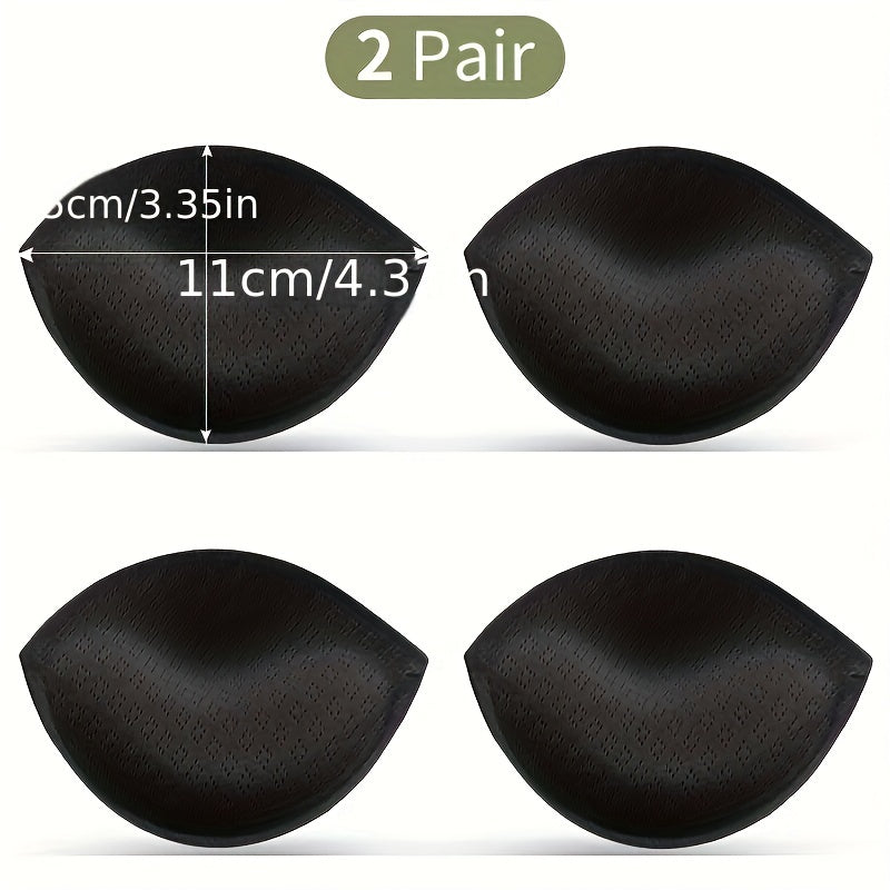2 Pairs Bra Insert Pads Anti-convex Chest Enhancer Women's Lingerie