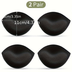 2 Pairs Bra Insert Pads Anti-convex Chest Enhancer Women's Lingerie