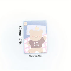 Mini Sticky Note Memo Pad 30 Sheets Student Small Notebook
