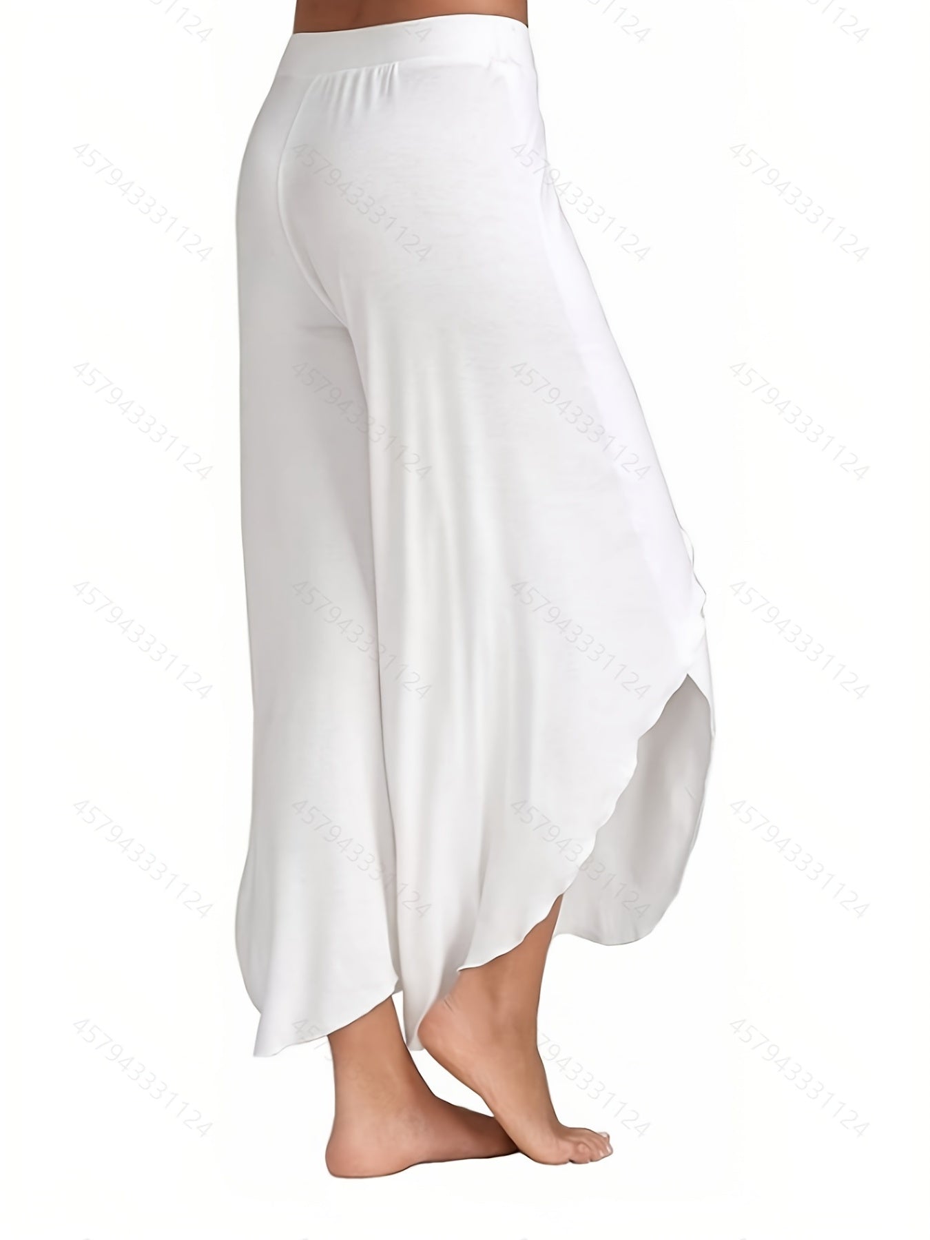  High Rise Wide Leg Pants