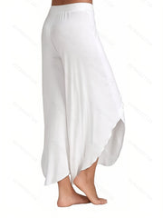 High Rise Wide Leg Pants